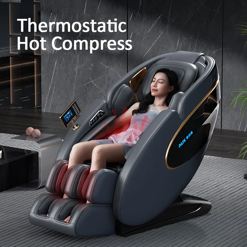 Jinkairui Heated Home Office Zero Gravity Massage Chair Electric Body Shiatsu Armchair Multifunctional Recliner Airbag Wrapped 6