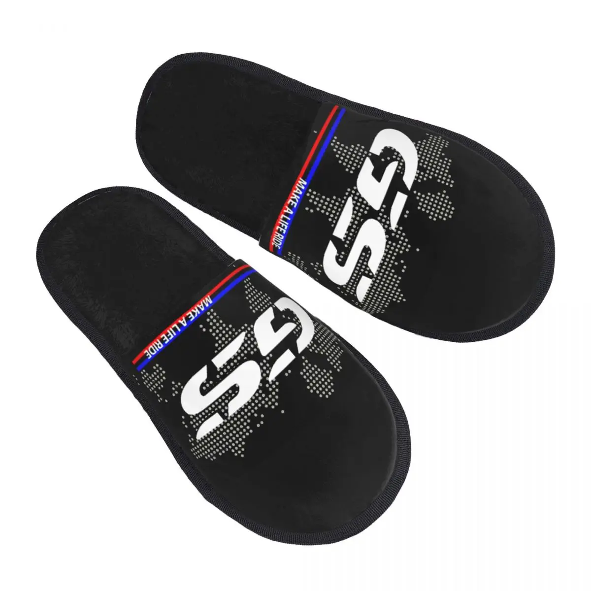 

GS Motorcycle Adventure House Slippers Women Comfy Memory Foam Motorrad Biker Slip On Hotel Slipper Shoes