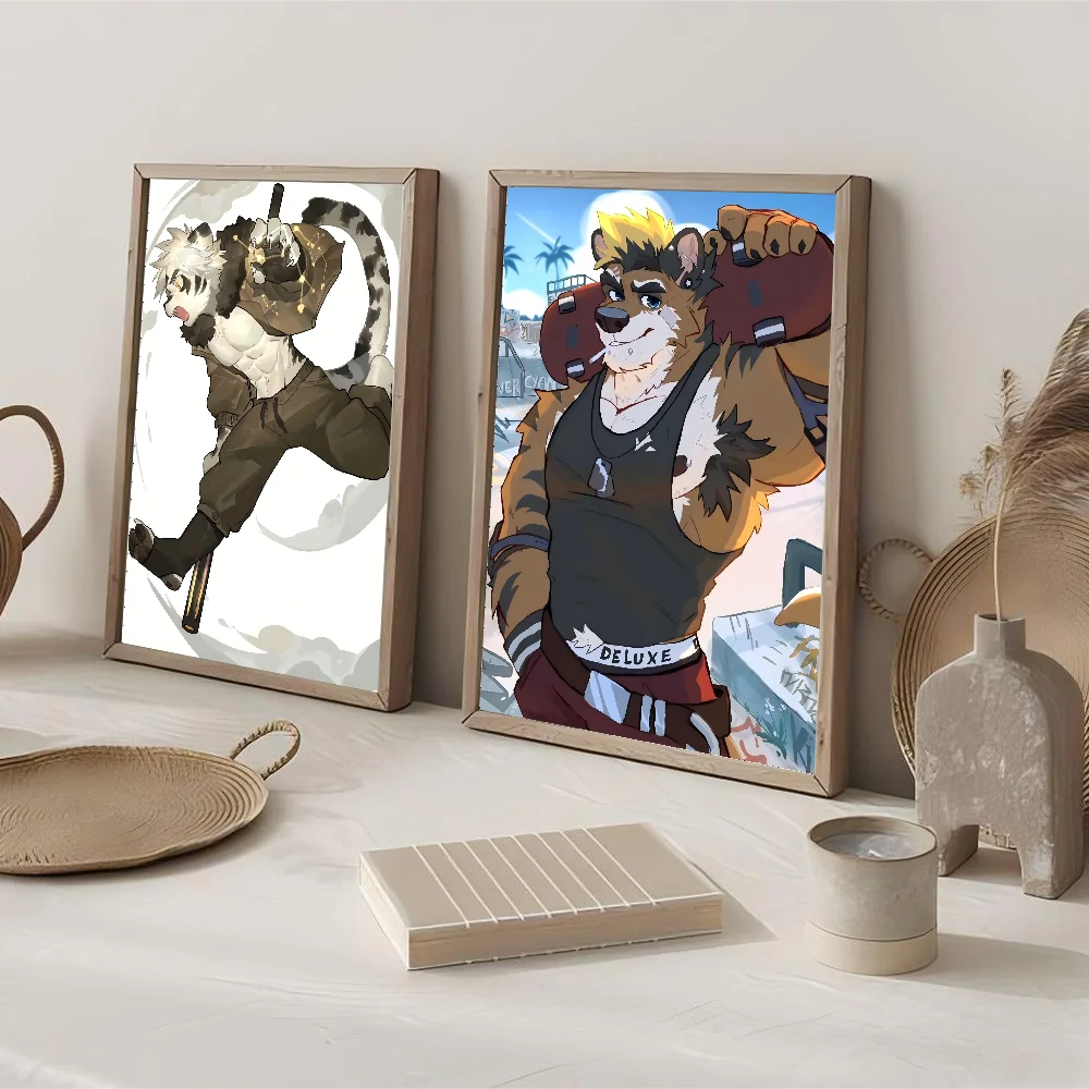1pc Furry Fandom Poster HD Posters Home Room Bar Cafe Decor Art Wall Painting Picture