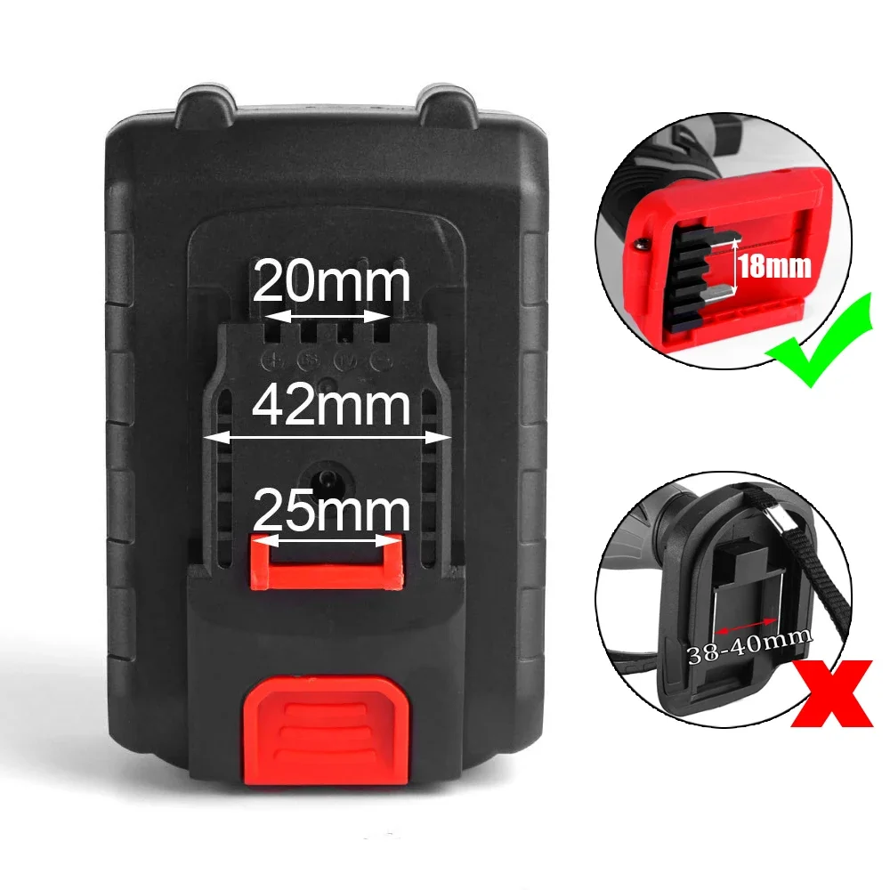 18V/21V 10000mAh wiederauf ladbare Li-Ionen-Batterie für elektrischen Säge schlüssel Akku-Säbels äge für 36vf 48vf 88vf Worx-Batterie