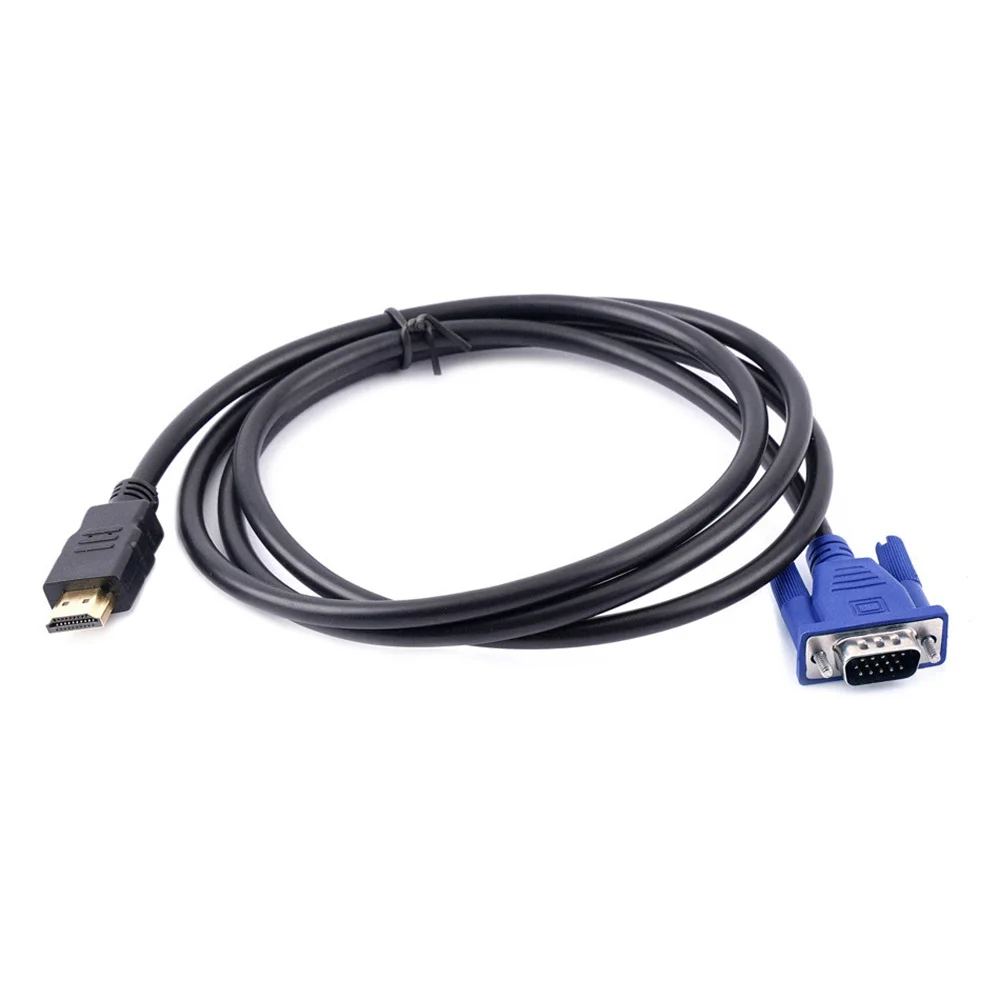HDMI ȣȯ -VGA  -Ƴα 1.5M Ƽ Ŀ ڵ, ǻ ƮϿ 1080P 60Hz