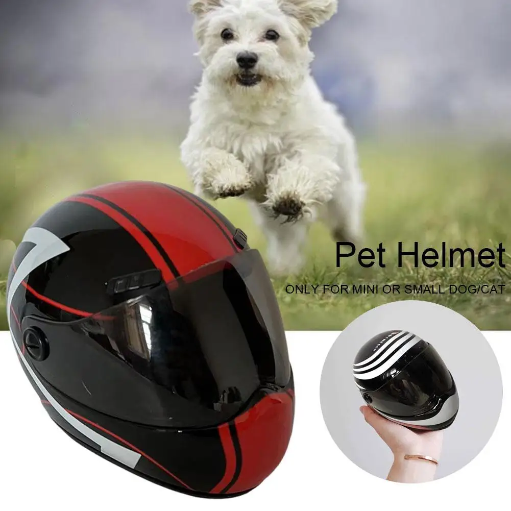 Fashion Pet Safety Mini Motorcycle Helmet Small Dog Puppies