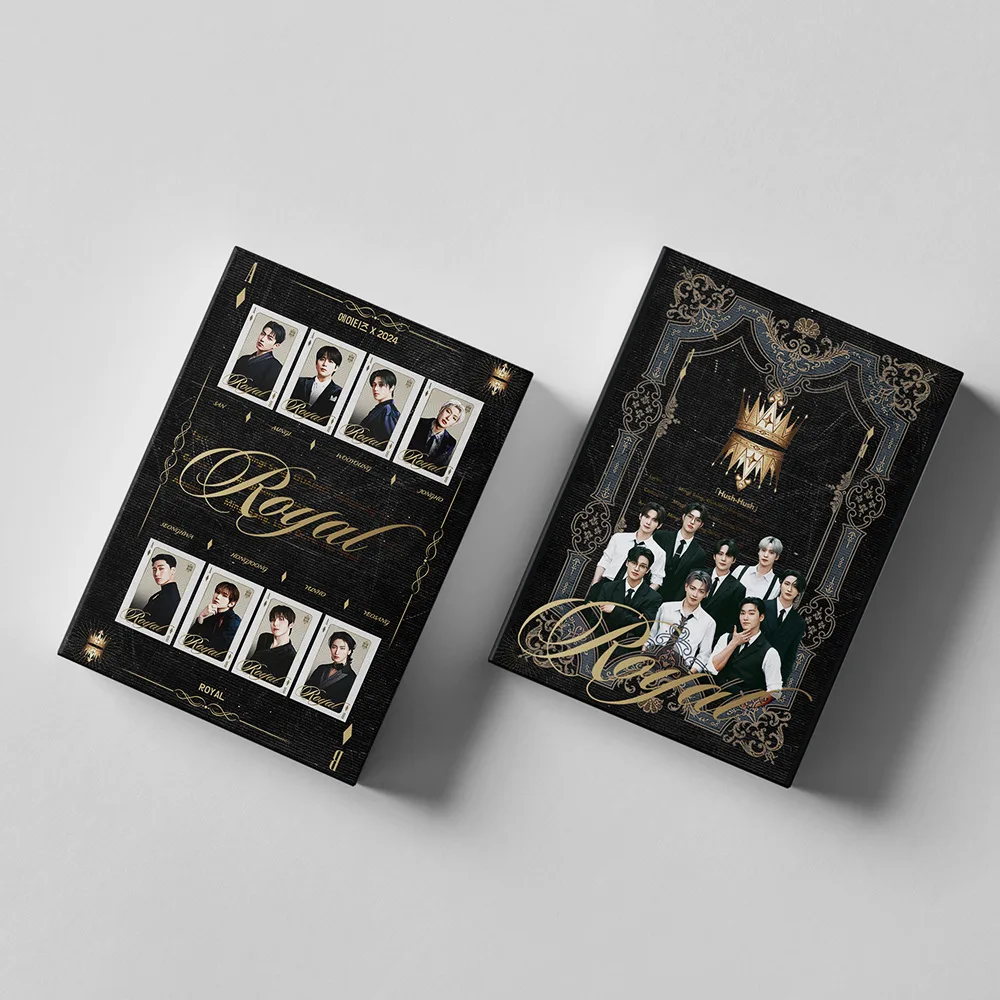 55pcs/set Kpop ATEEZ Lomo Cards ROYAL Photo Album Photocards photo album lomo cards album cards