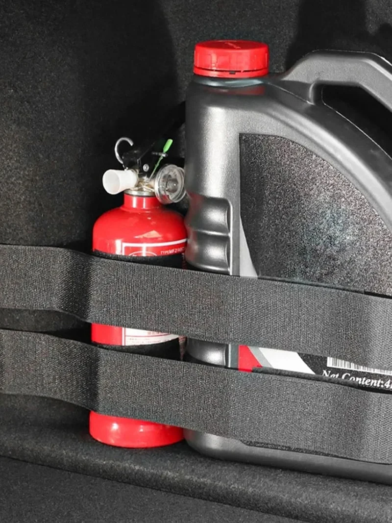 Car trunk strap for storage