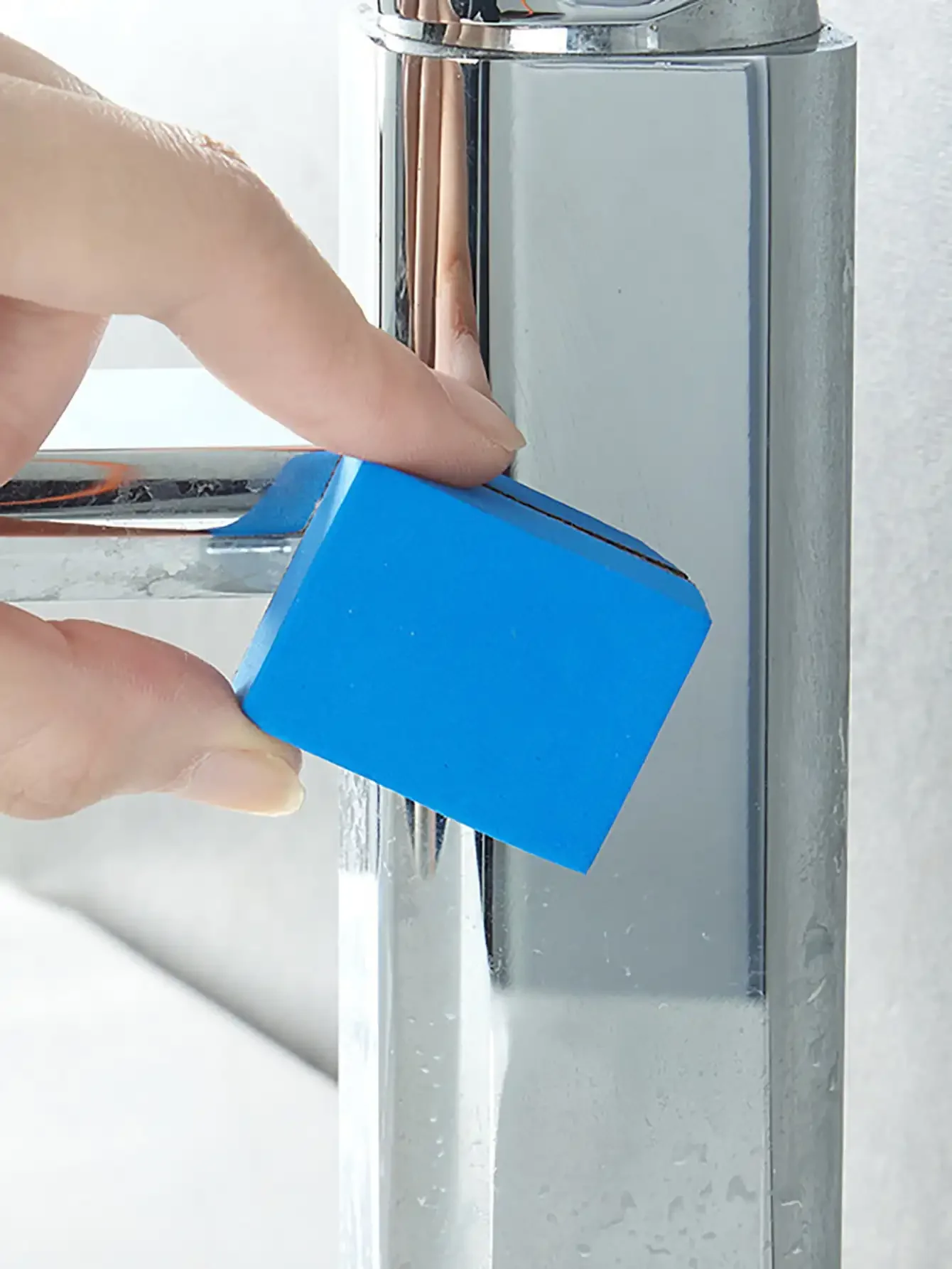 Mirror Diamond Sand Sponge Wipe for Bathroom and Glass Cleaning