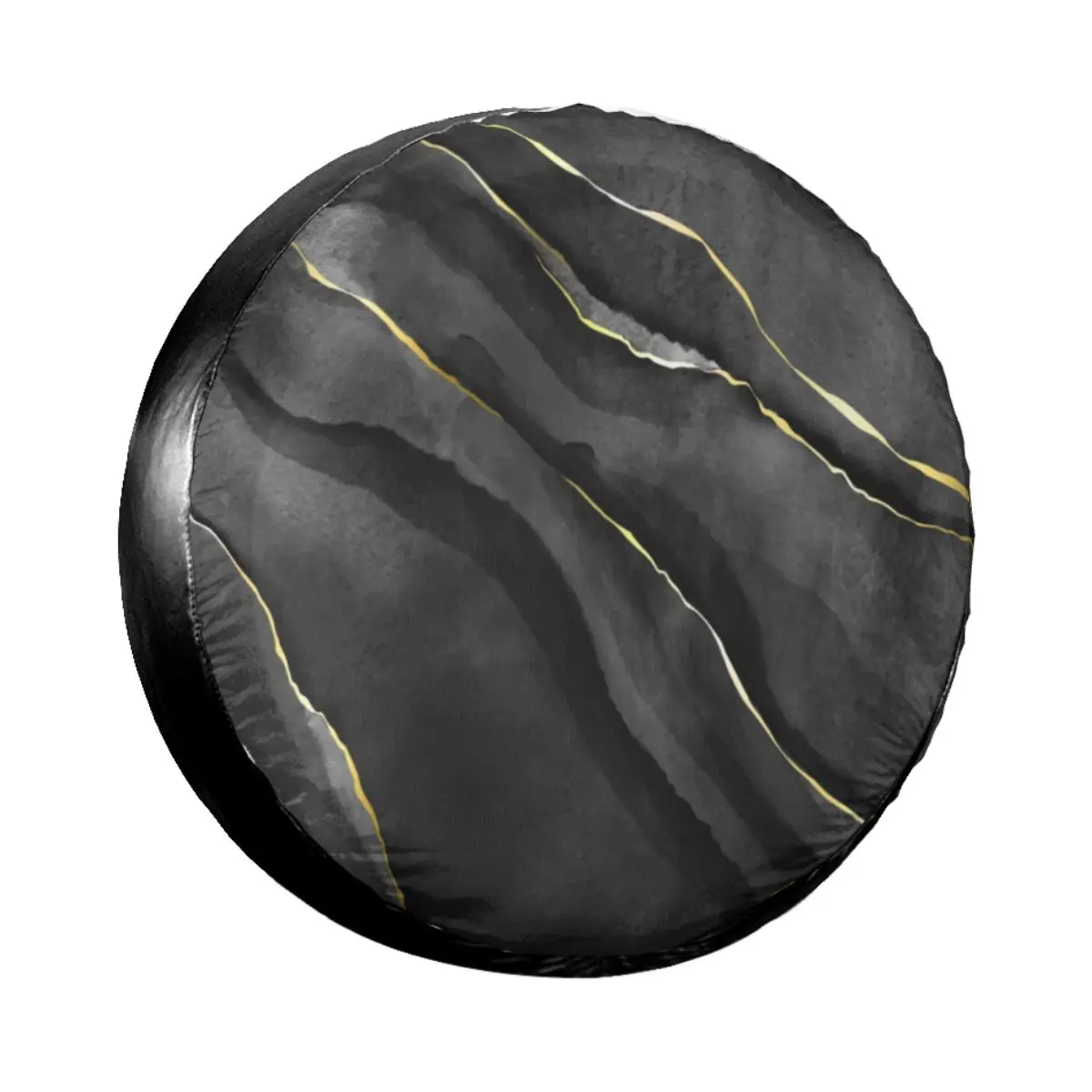 

Dar Grey And Black Marble Gemstone Spare Wheel Tire Cover Case for Suzuki Teal Texture Vehicle Accessories Car