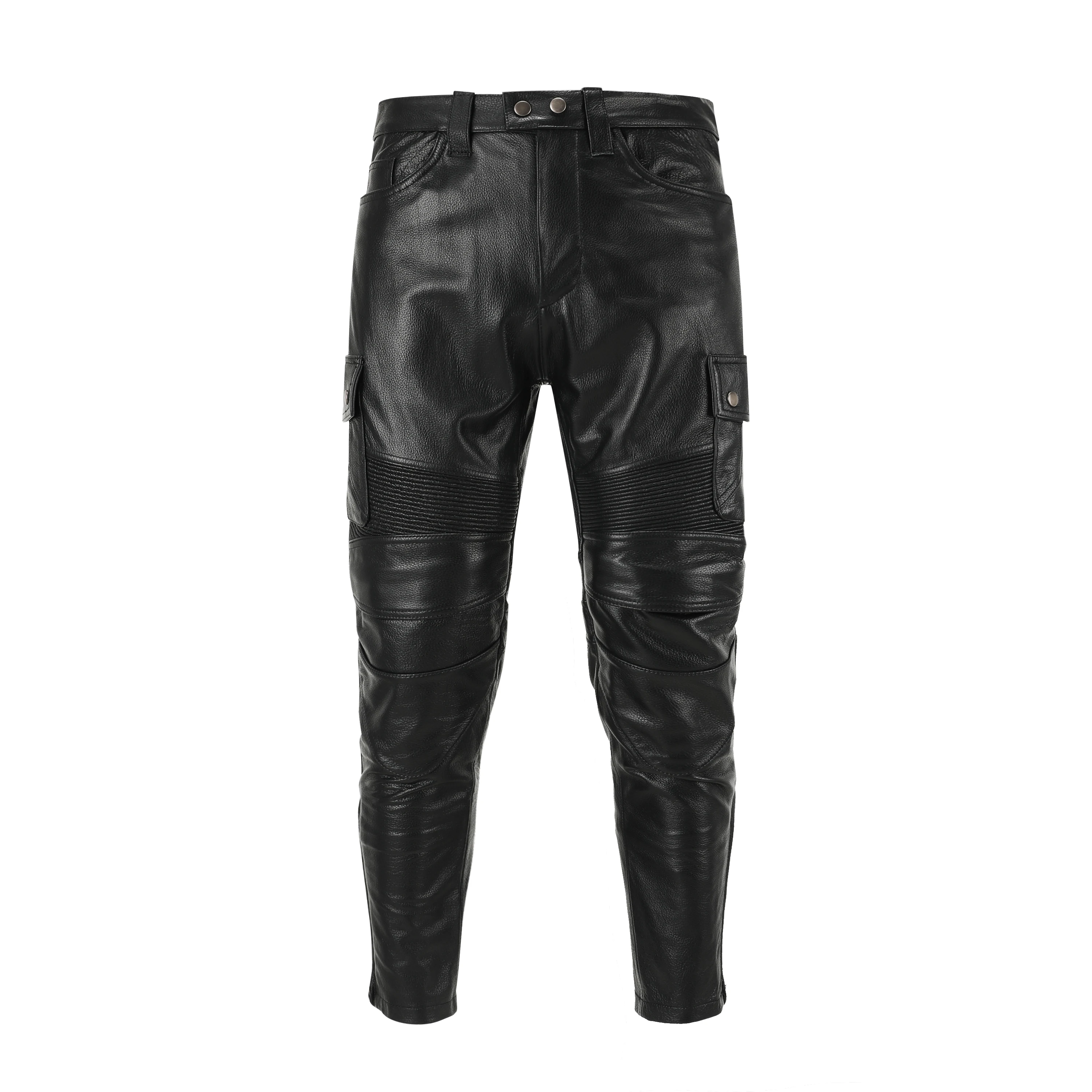 SHIDEN FW2024 MOTOR CYCLE PANT - COWHIDE LEATHER main image 0