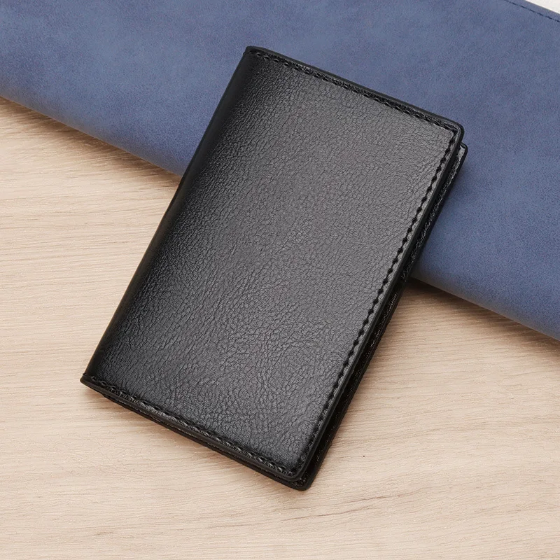 Mini Porte-Cartes Anti-RFID Slim - Protection Piratage CB Et ID - Format Pocket Noir