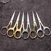 Vintage Stainless Steel Scissors Plum Blossom Pattern Fabric Thread Sewing Scissor Embroidery Sewing Shears Embroidery Scissors 2