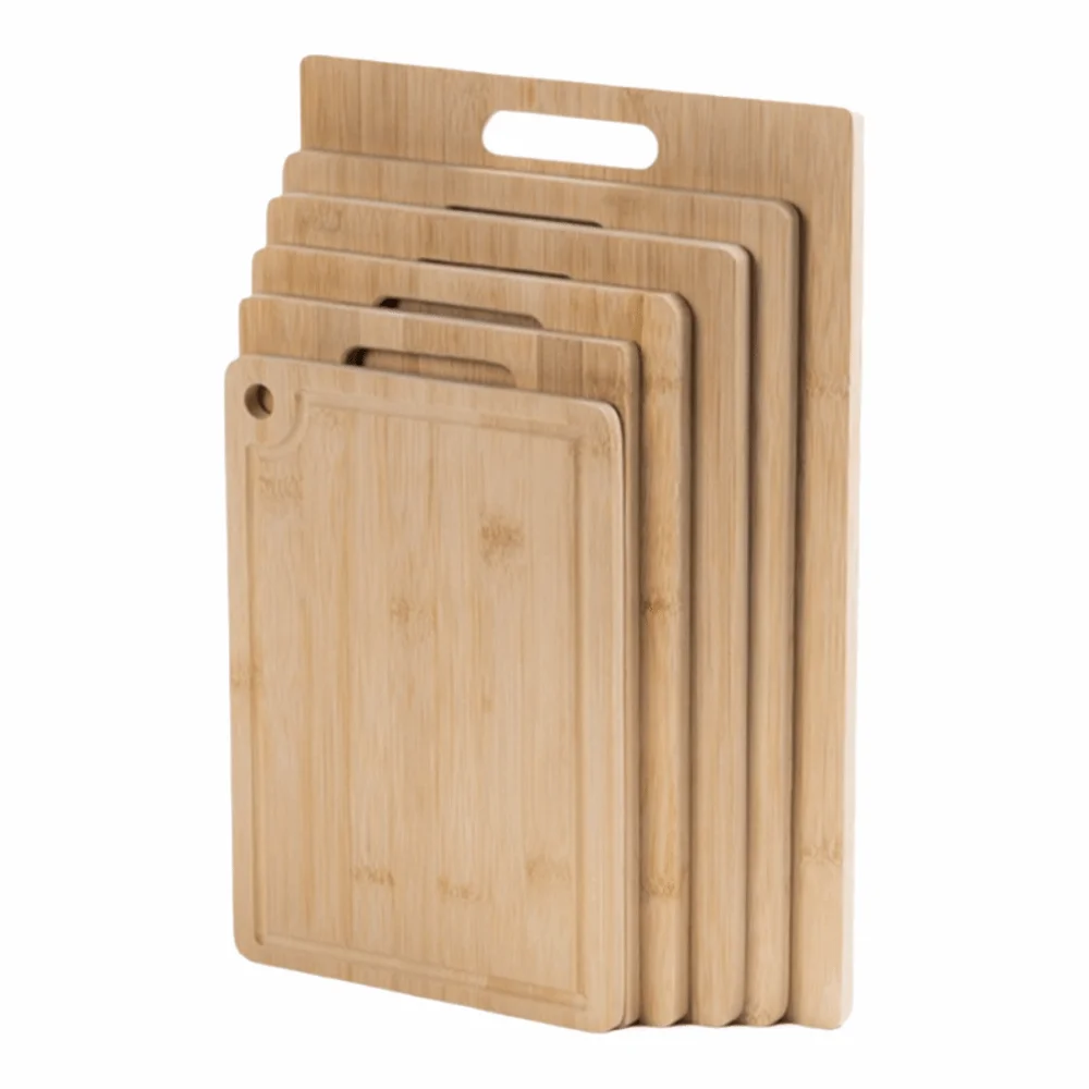 Sustainable Bamboo Cutting Board - Durable & Portable Double-Sided Chopping Board