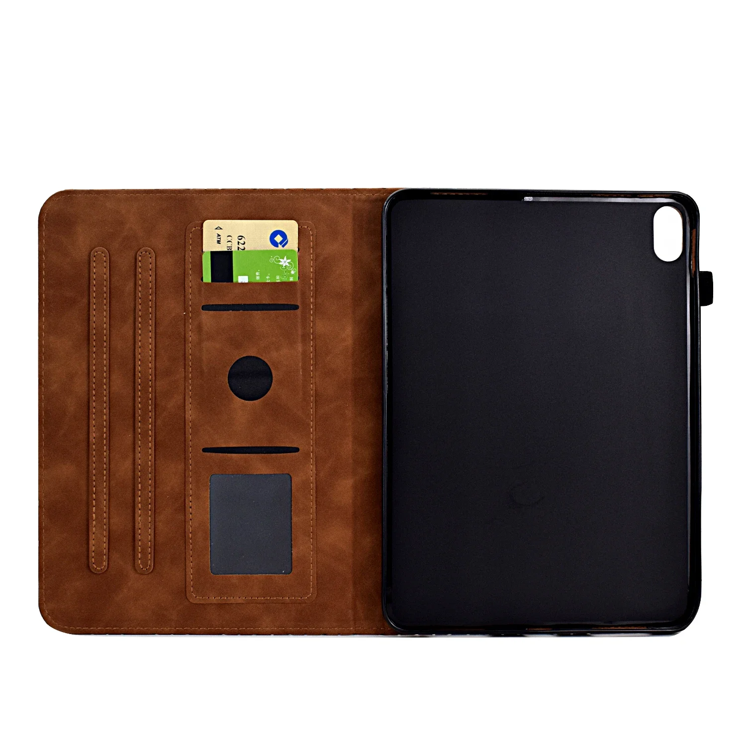 Elegant Rhombus Texture Leather Tablet Case