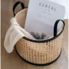 Hand-woven Rattan Storage Basket, Hexagonal Mesh, Desktop Organizer, Versatile Scenes, Laundry Basket, Japanese, Simple Items 4