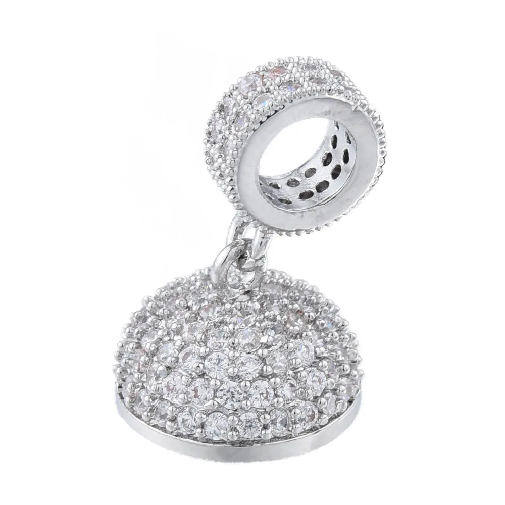5 шт. латунные микрозакрепки, прозрачные концы для шнура из фианита для ювелирных изделий «сделай сам», фурнитура, аксессуары, соединитель для браслета, 18 х28 мм (art.: 3920bf684f71c) - 3920bf684f71c