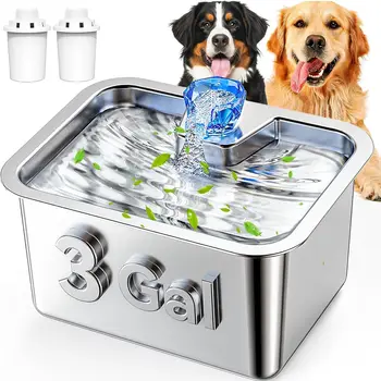 Stainless Steel Dog Fountain 1