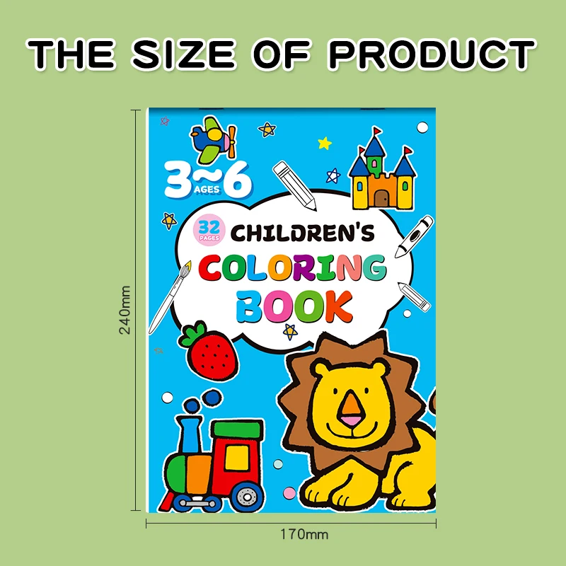 32 Pages of Painting And Graffiti Coloring Book to Learn Art, Painting, Enlightenment, And Improve Understanding Ability - 6