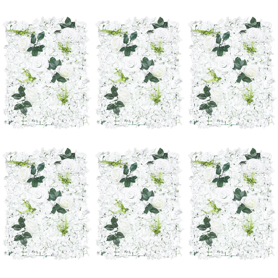 Durable Realistic Artificial Flower Wall Panel