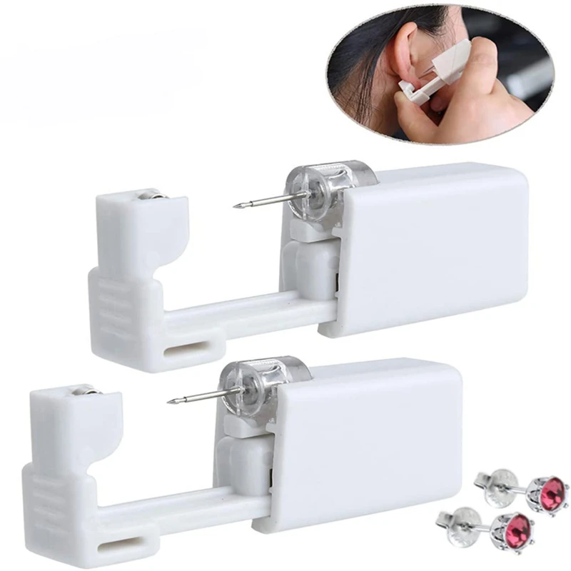 Disposable Ear Piercer Unisex Ear Piercing Tools Cute Simple Practical Convenient and Clean Geometric Type Earring Tool Set 6