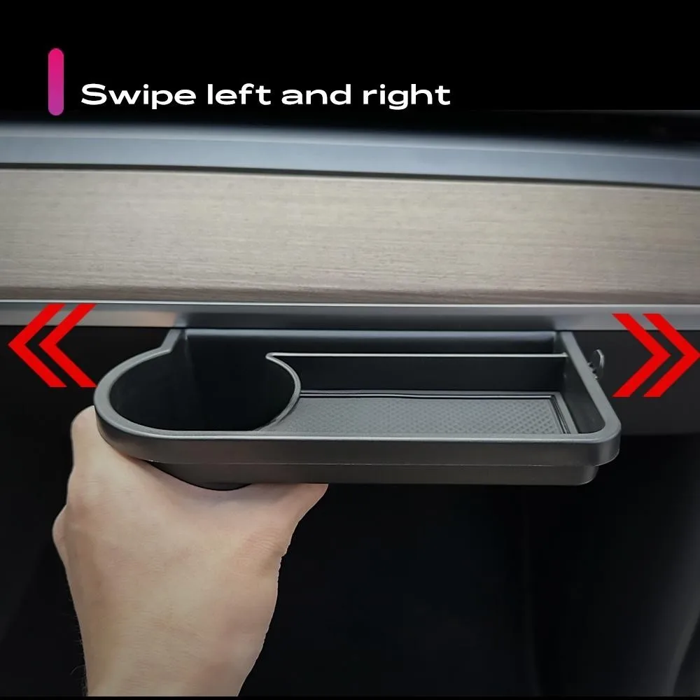 

Car Dashboard Water Cup Holder Large Capacity Front Dashboard Water Cup Holder Sundries Organizer for Tesla Model 3 Model Y