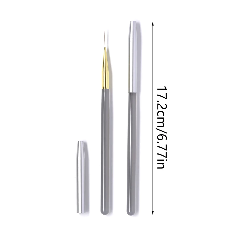 Pennelli per nail art Pennello per unghie in gel Pennello per pittura per smalto estremamente fine Disegno per nail art Design - immagine 6