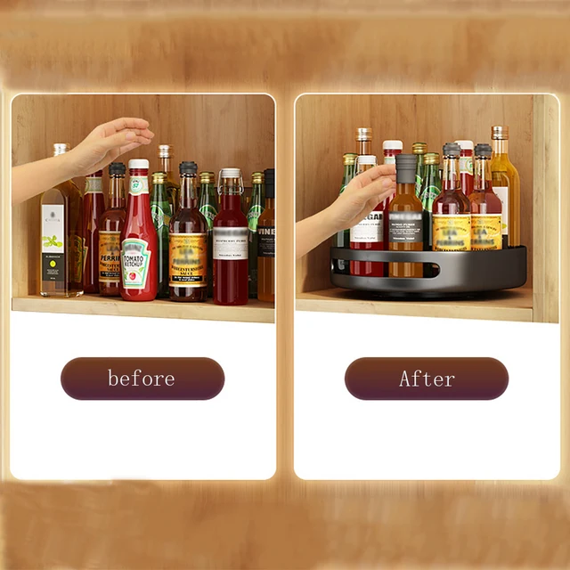 Rotating Spice Rack & Kitchen Countertop Organizer 4