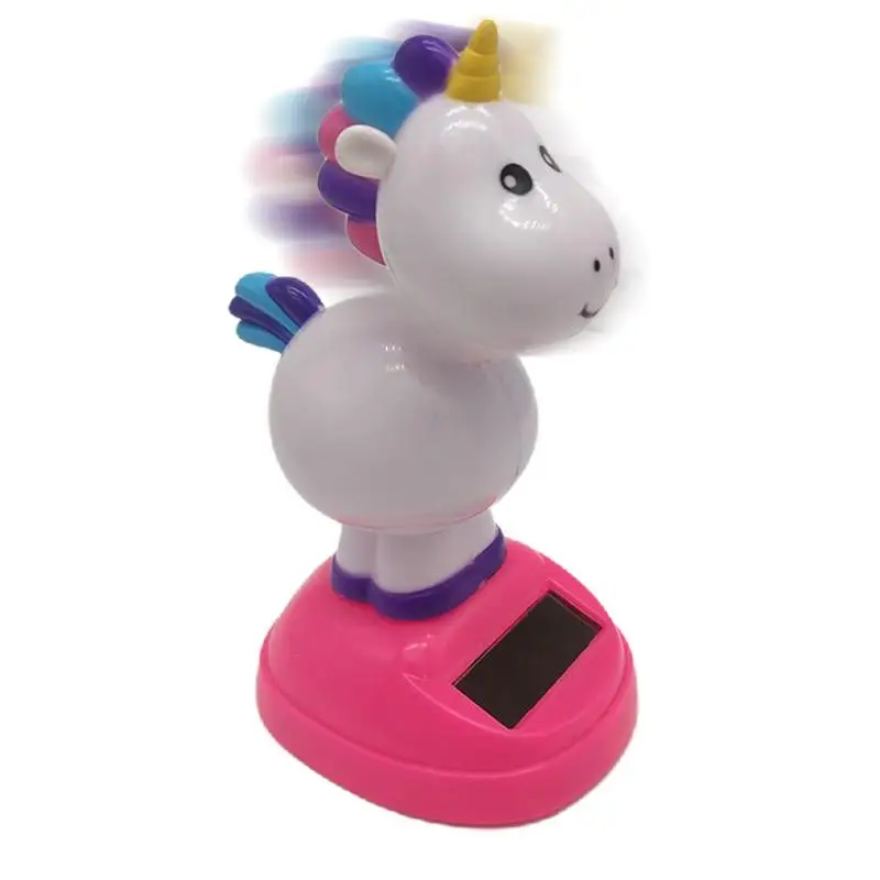 

Solar Powered Car Toy Animal Dashboard Toy Shaking Head Figures Solar Figure Statue Desk Ornament Solar Figure