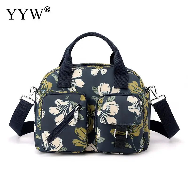 Bolso Cruzado Mujer Camuflaje Negro - Múltiples Bolsillos - Correa Ajustable - Poliéster Resistente - Ideal Para Diario
