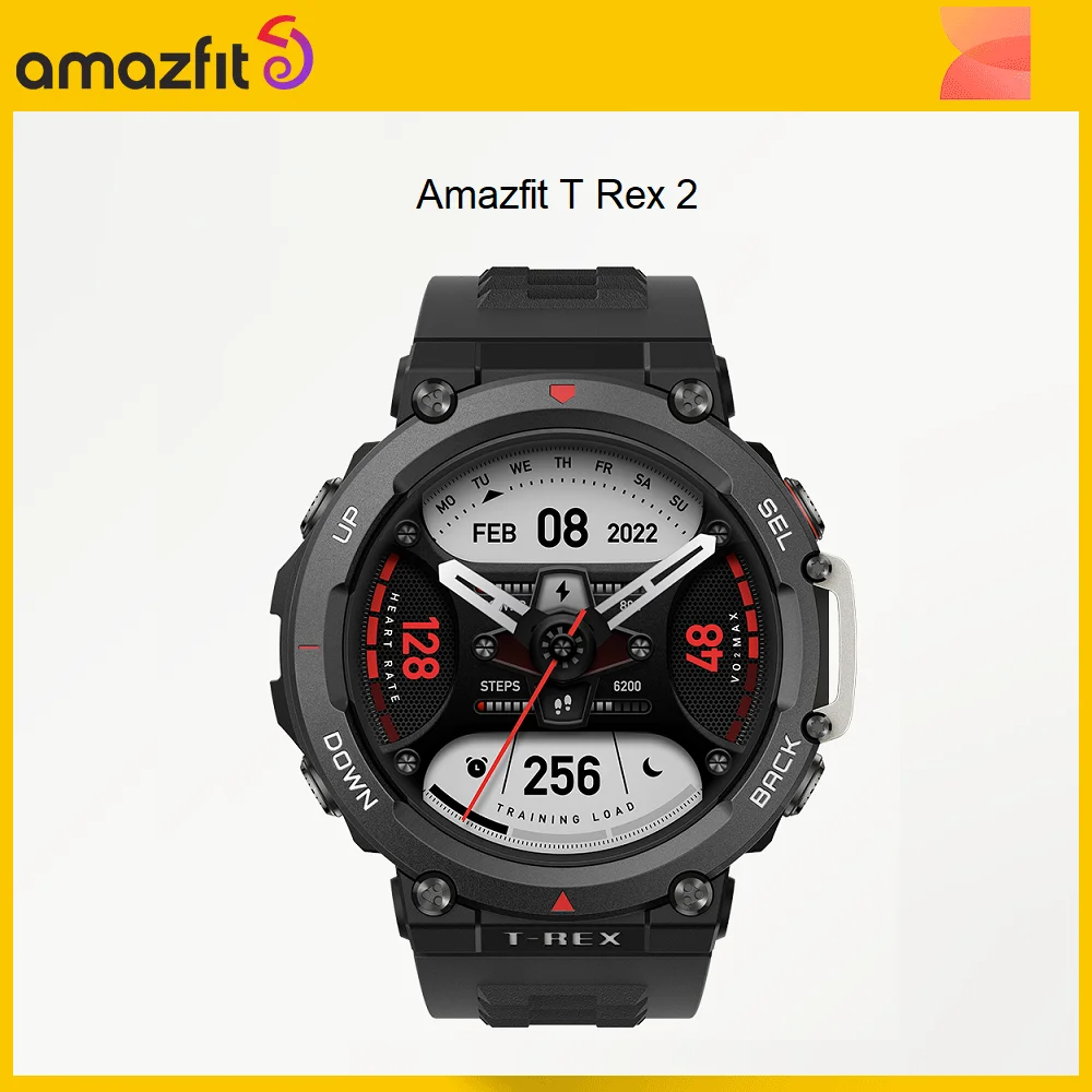 

[World Premiere] Amazfit T Rex 2 Smartwatch T-Rex 2 Dual Band Route Import 150+Built-in Sports Modes Smart Watch
