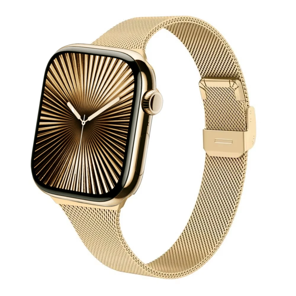 Elegant Slim Metal Milanese Watch Strap Bracelet