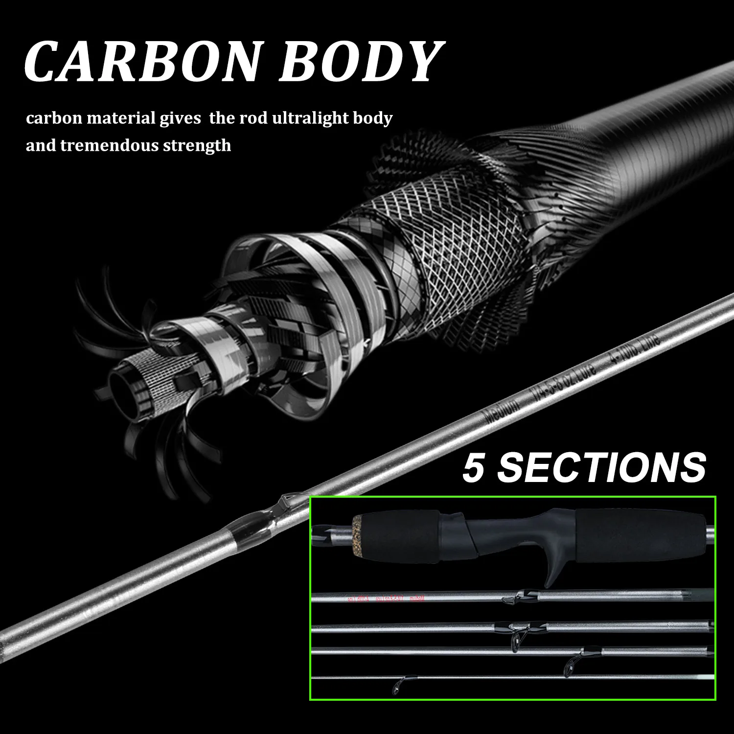 Sougayilang Fishing Rod Combo 1.7m Carbon Fiber Casting Rod and Baitcasting Reel with Free Pe Line Max Drag 10kg for Bass fishing pole set,fishing rod and reel combo,fishing rod