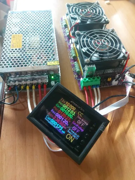 150W/300W/450W/600W Car Lead-acid Power Battery Capacity Tester Electronic Load Power Tester Discharge Meter 6
