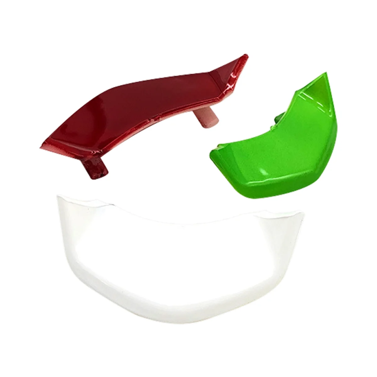 

For VESPA Primavera 150 Sprint 150 Motorcycle Scooter Front Decoration Cover Tie Trim Cover Accessories ,Green+White+Red