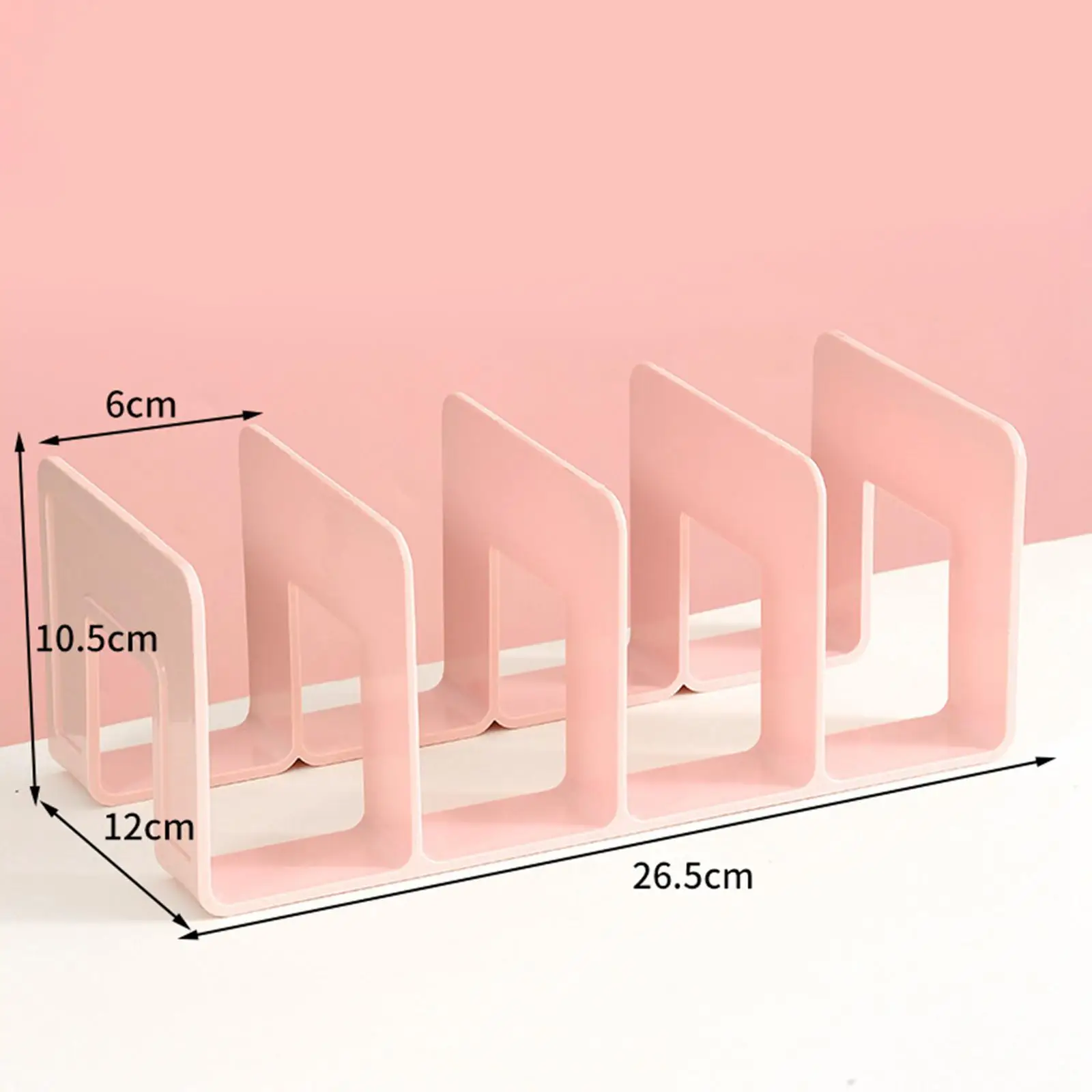 Book organizer Book holder Book stand Acrylic bookends office supplies wardrobe divider shelf desk organizer for libraries