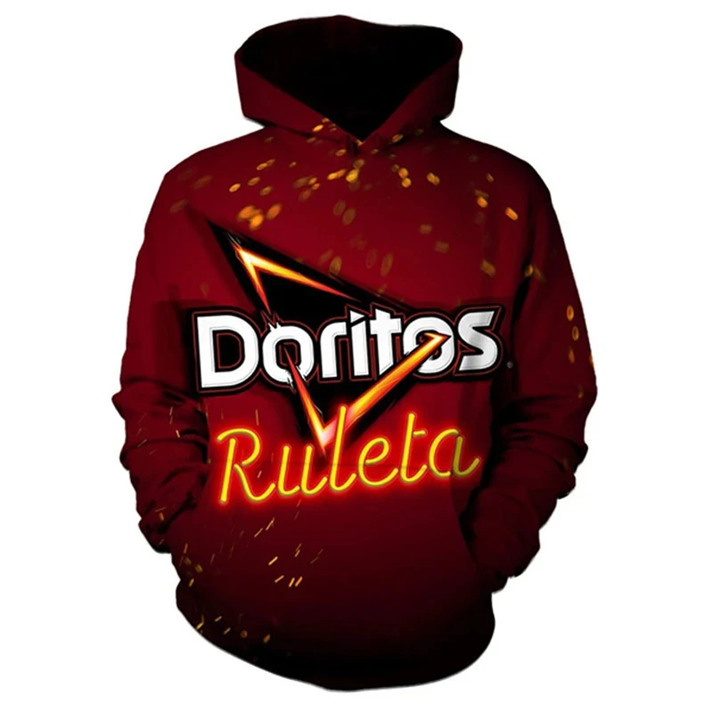 thumbnail image 1 of Sudadera con capucha con estampado 3D de patatas fritas para hombre, nueva sudadera para correr al aire libre, sudadera deportiva, sudadera informal de moda para hombre, 1 of 5