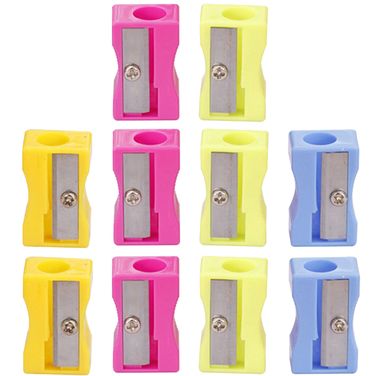 

Supplies Coloured Plastic Pencil Sharpener Manual Pencil Sharpener Bulk Set Mini Handheld Sharpener Classroom Pencils