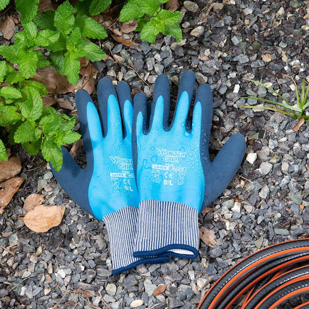 Latex Waterproof Coated Nylon Work Gloves Coldproof Protection Gardening Gloves safety gloves protective gloves garden work gloves horticultural gloves