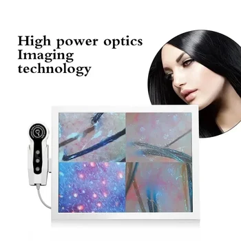 Scanner professionale HD per il rilevamento dei follicoli piliferi e del cuoio capelluto - Macchina per l'analisi di capelli e pelle per uso professionale in salone