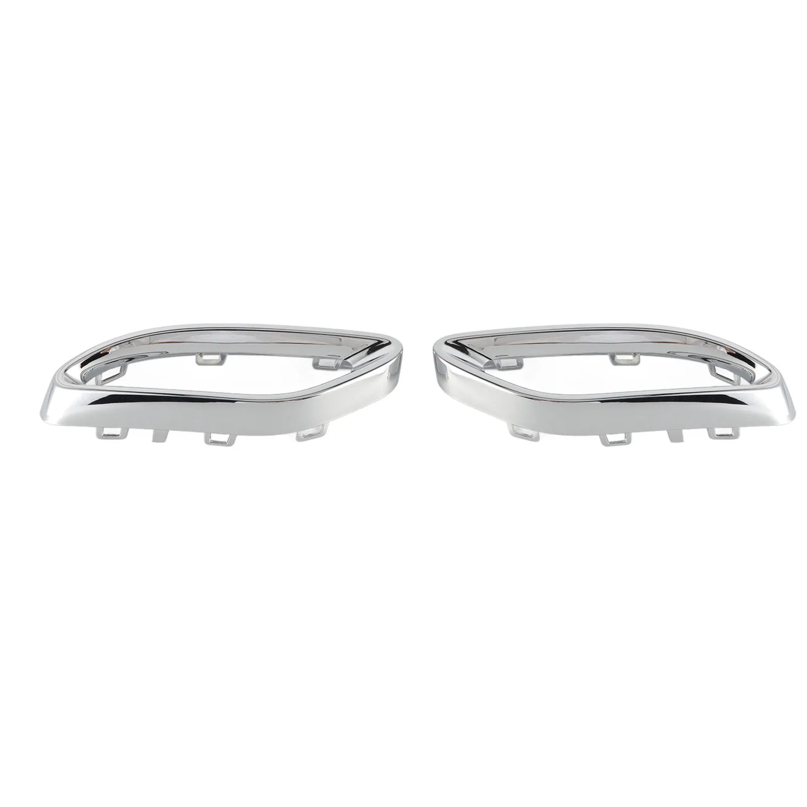 Gloss Chrome Exhaust Tip Cover Trims For Mercedes‑Benz A B C E GLC CLS‑Class W177 W247 W205 W213 X253 C257