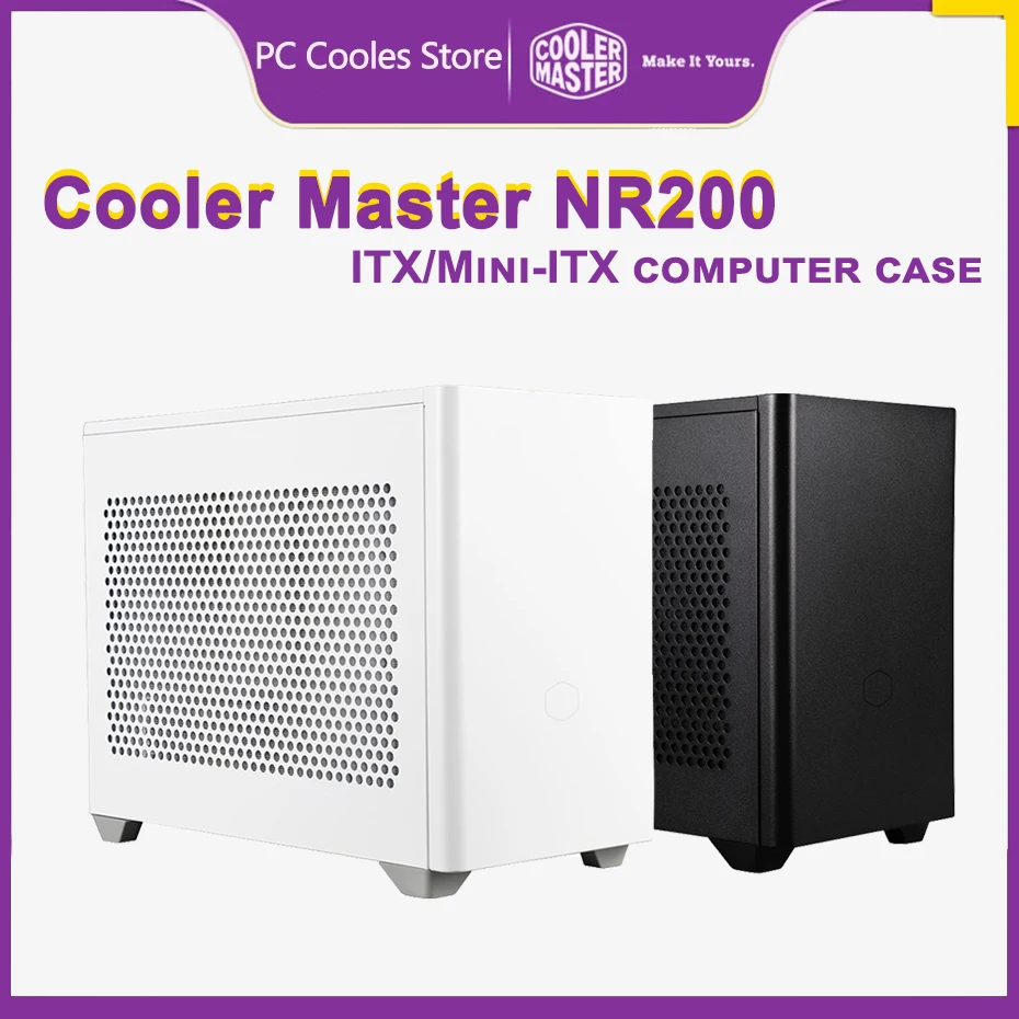 Cooler Master Nr200 Mini Desktop Itx Case Supporto Per Telaio Portatile Mini-Itx 240 Raffreddamento Ad Acqua Scheda Grafica Da 330Mm