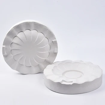 Ceramic Plaster Lace Plate Mold 1