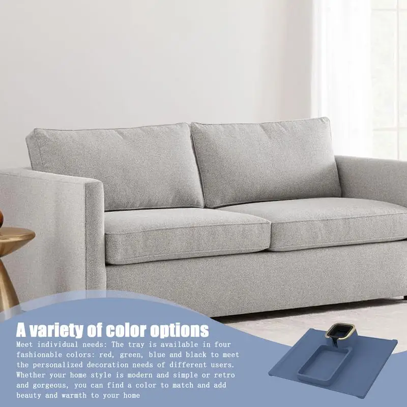 Couch Arm Tray Cup Tray Remote Control Couch Arm Organizer Anti-Spill Sofa Organizer Drinks Remotes Holder For Snacks Storage