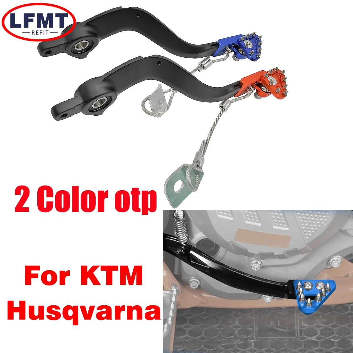 

Motocross CNC Brake Pedal Arm Foot brake lever Brake For Husqvarna TC FC TE FE For KTM XCF 250-500 SX SXF EXC 125-530 XC 250-500