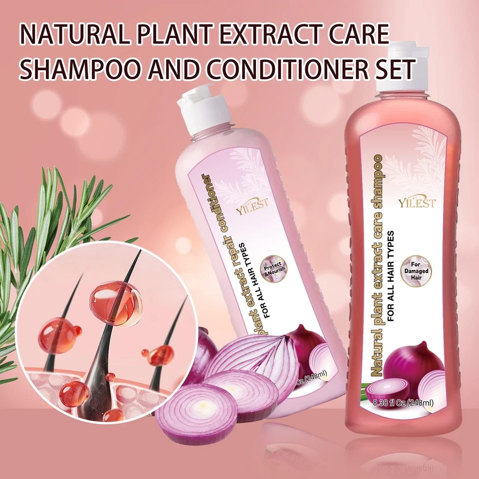 YILEST Natural Plant Extract Shampoo & Conditioner Set - Repair