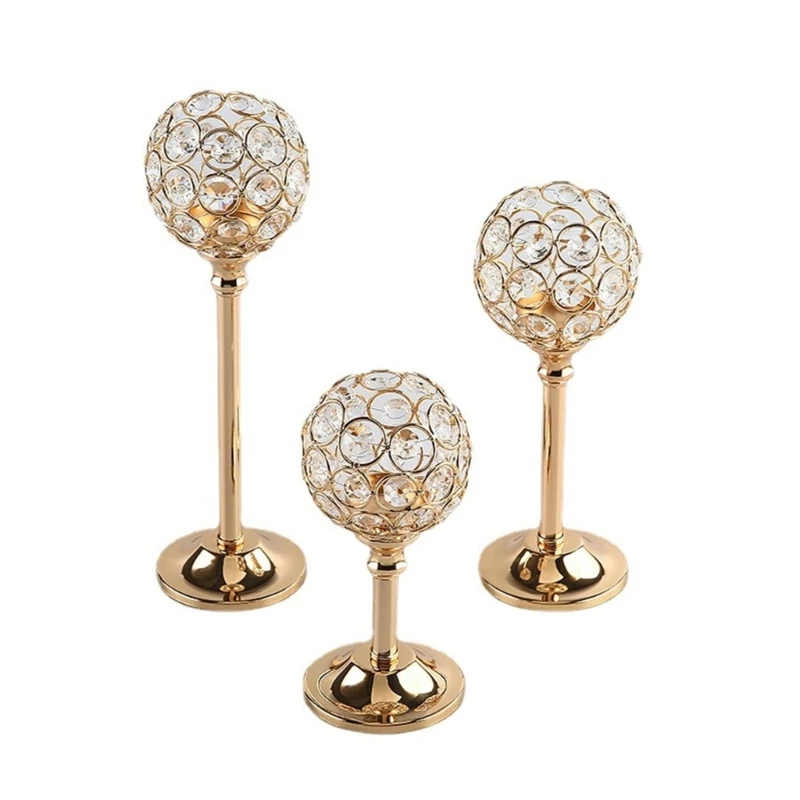 

Crystal Holder Gold Votive Holder Wedding Table Centerpiece Holder