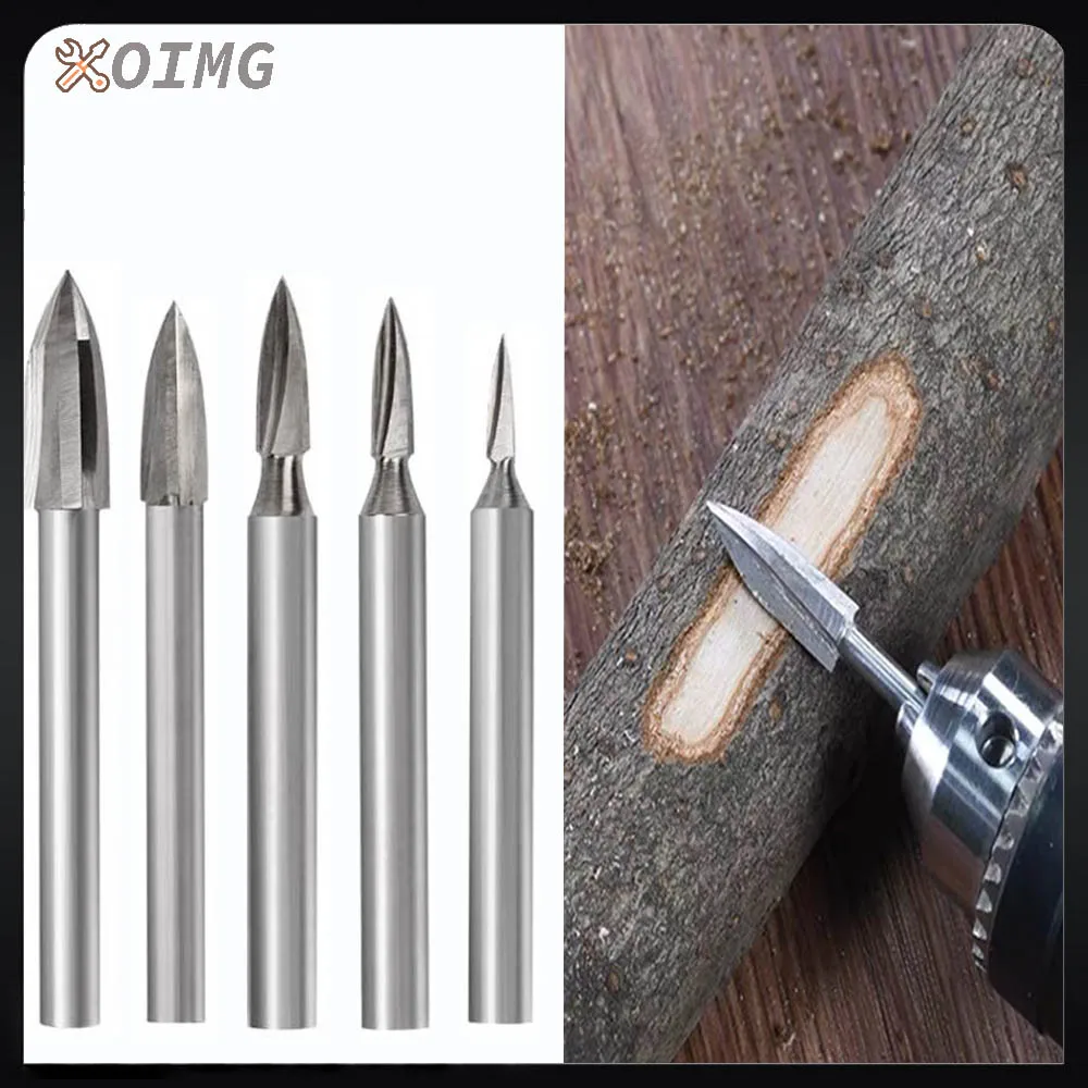 Wood Carving Drill Hss Engraving Drill Bit Set Solid Carbide Steel Root