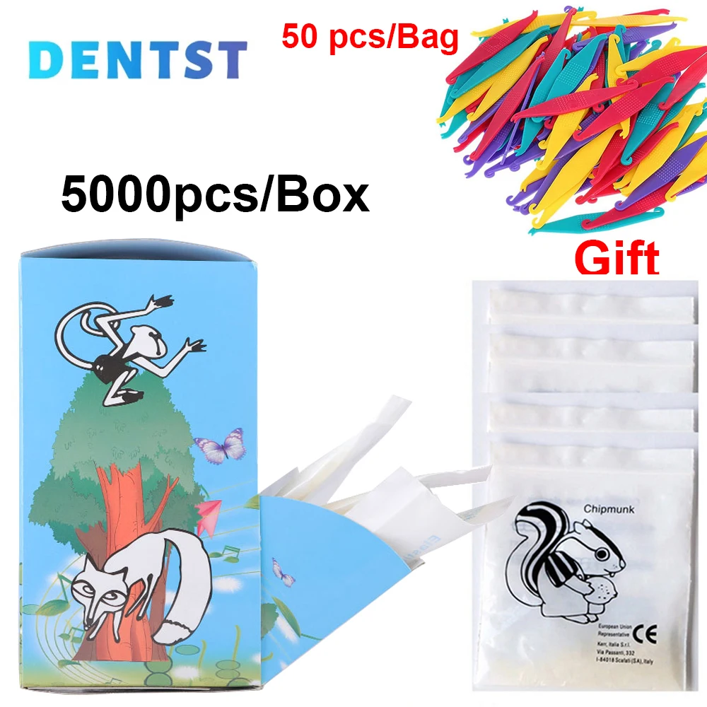 5000pcs/Box Dental Orthodontic Elastics Ties Chain Rubber Band Oring