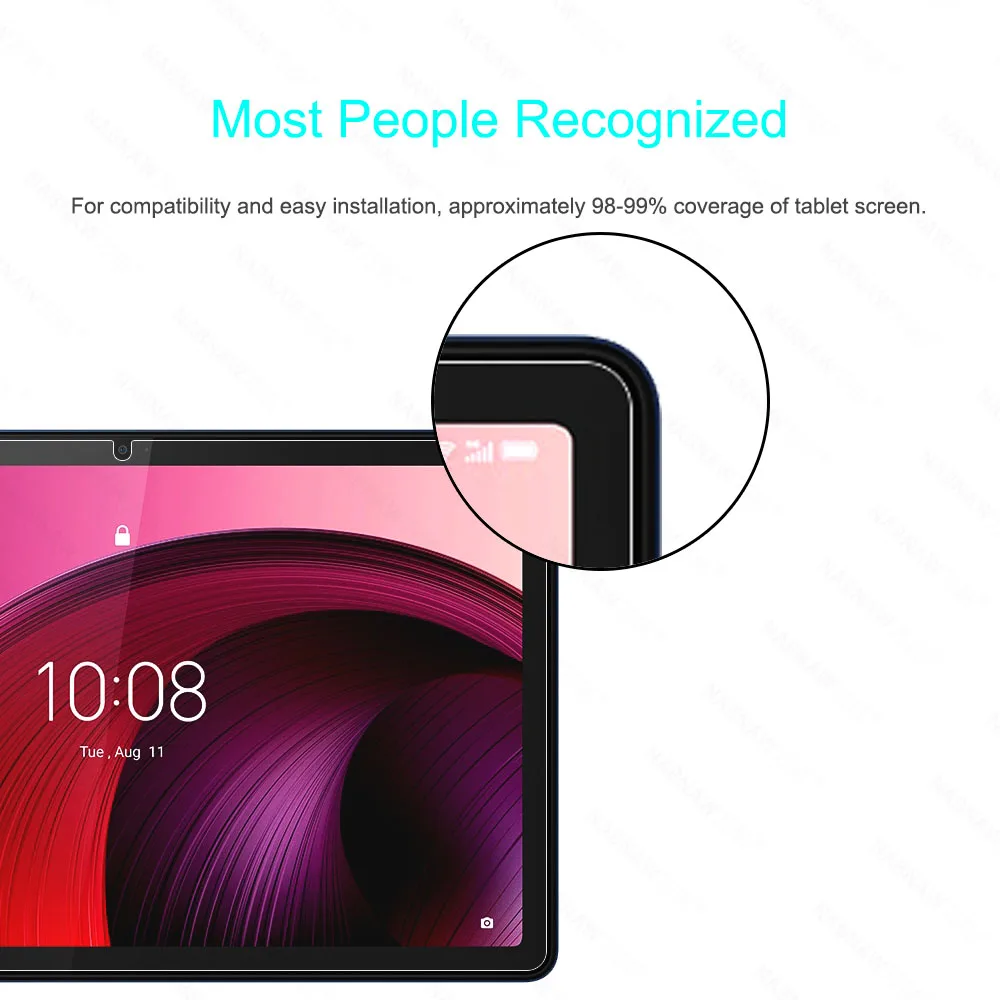 2 Pieces Scratch Proof HD Tempered Glass Screen Protector For OUKITEL OT8 Smart Tablet 11-Inch Screen Protective Film 4