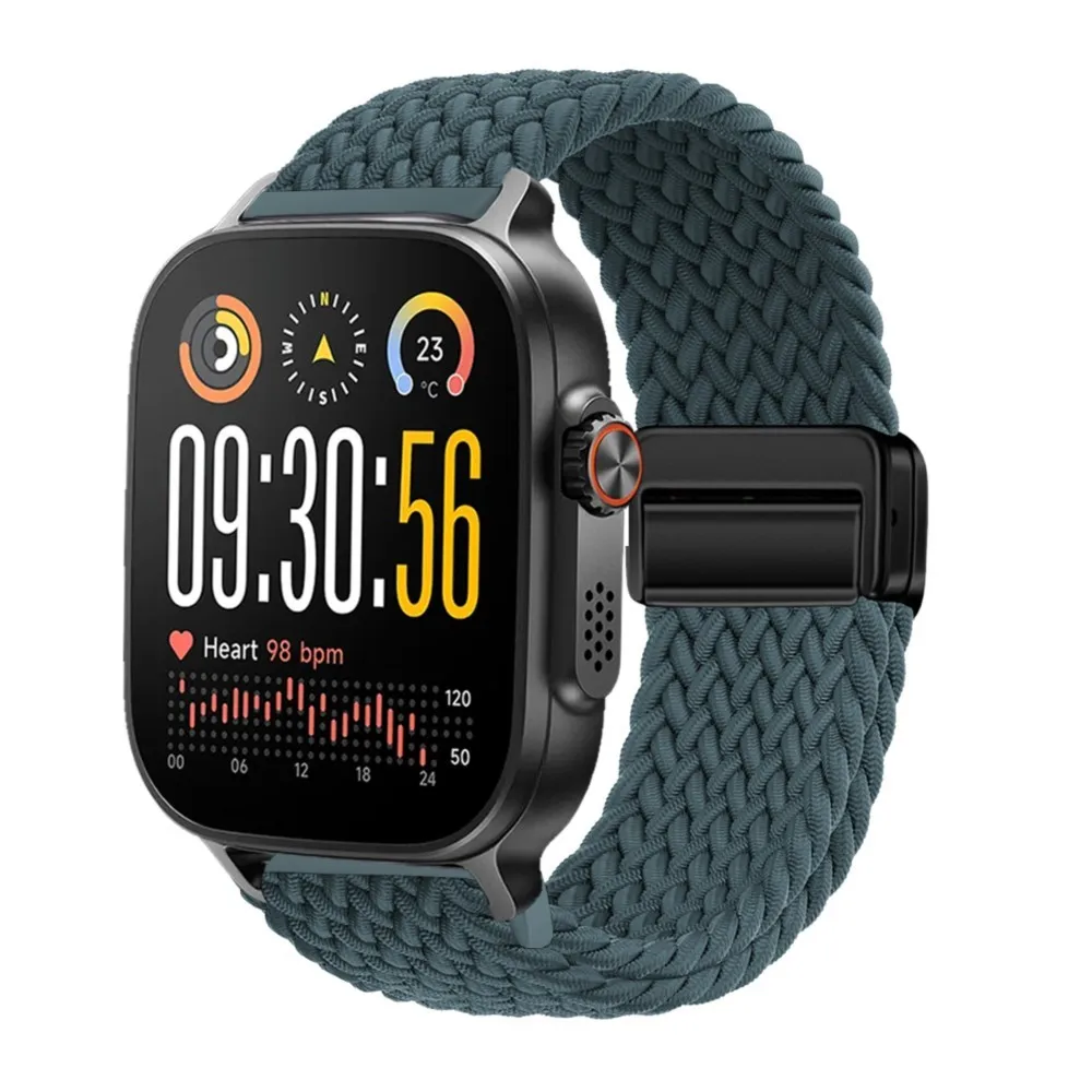 Braided Magnetic Wristband Strap for Smartwatches - Universal 22mm Strap Accessory