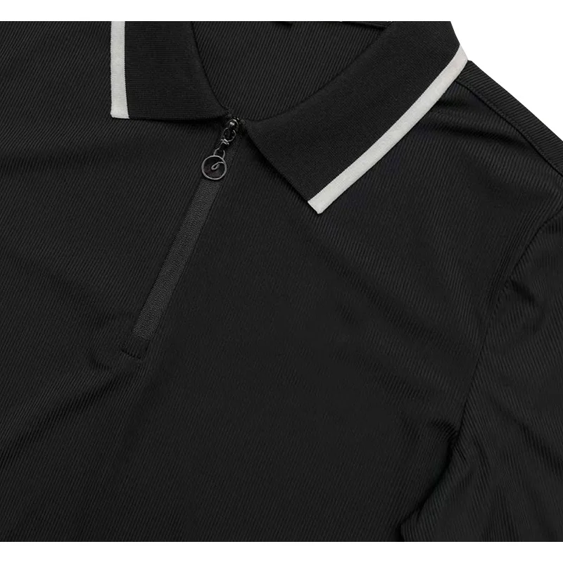 Summer Women's Golf Sports Shirt Solid Color Short sleeved T-shirt Outdoor Casual Quick Drying Lady Slim Fit Polo Shirt Top