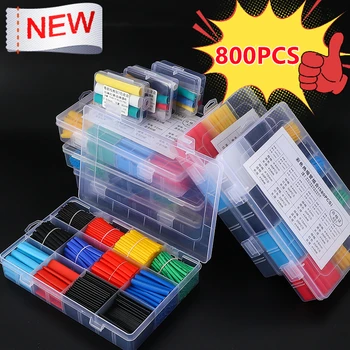ใหม่127-800Pcs ความร้อนหดหลอด Thermoresistant ความร้อนหดท่อห่อไฟฟ้าการเชื่อมต่อสายไฟฉนวนกันความร้อน 1