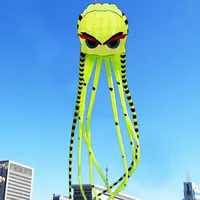 Magic Octopus 3D 8 M Multi-colored Mollusk Large Animal Kite Outdoor Performance Competition Kite Tear Resistant Material 2